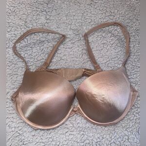 Victoria's Secret Tan Full-Coverage Bra with Adjustable Straps